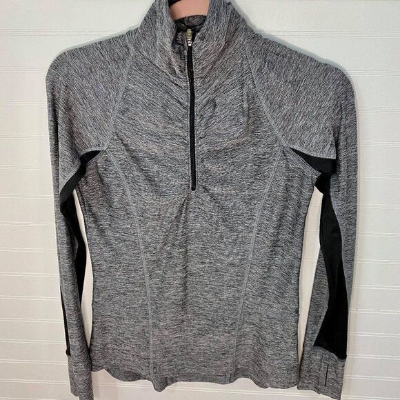 Champion Gray & Black Pullover with 1/4 Zipper - Picture 1 of 4